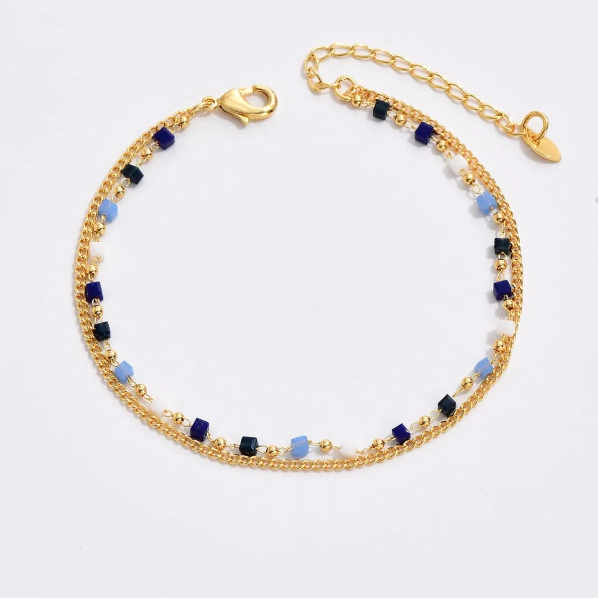 bracelet cheville bohème doré style été chic avec breloques coquillage pour look plage tendance