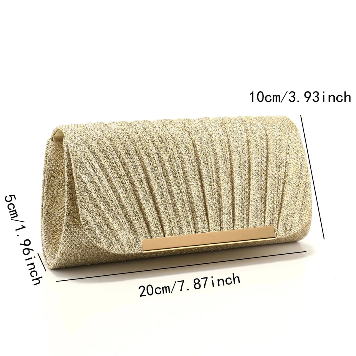 pochette dorée soirée chic à paillettes dorées idéale pour mariage ou gala féminin élégant