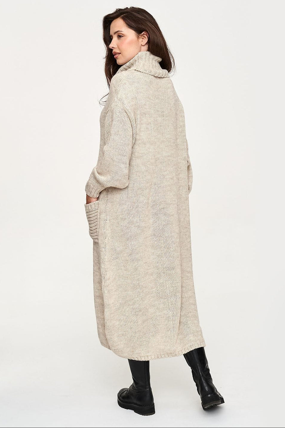 Robe de jour model 232057 Makadamia