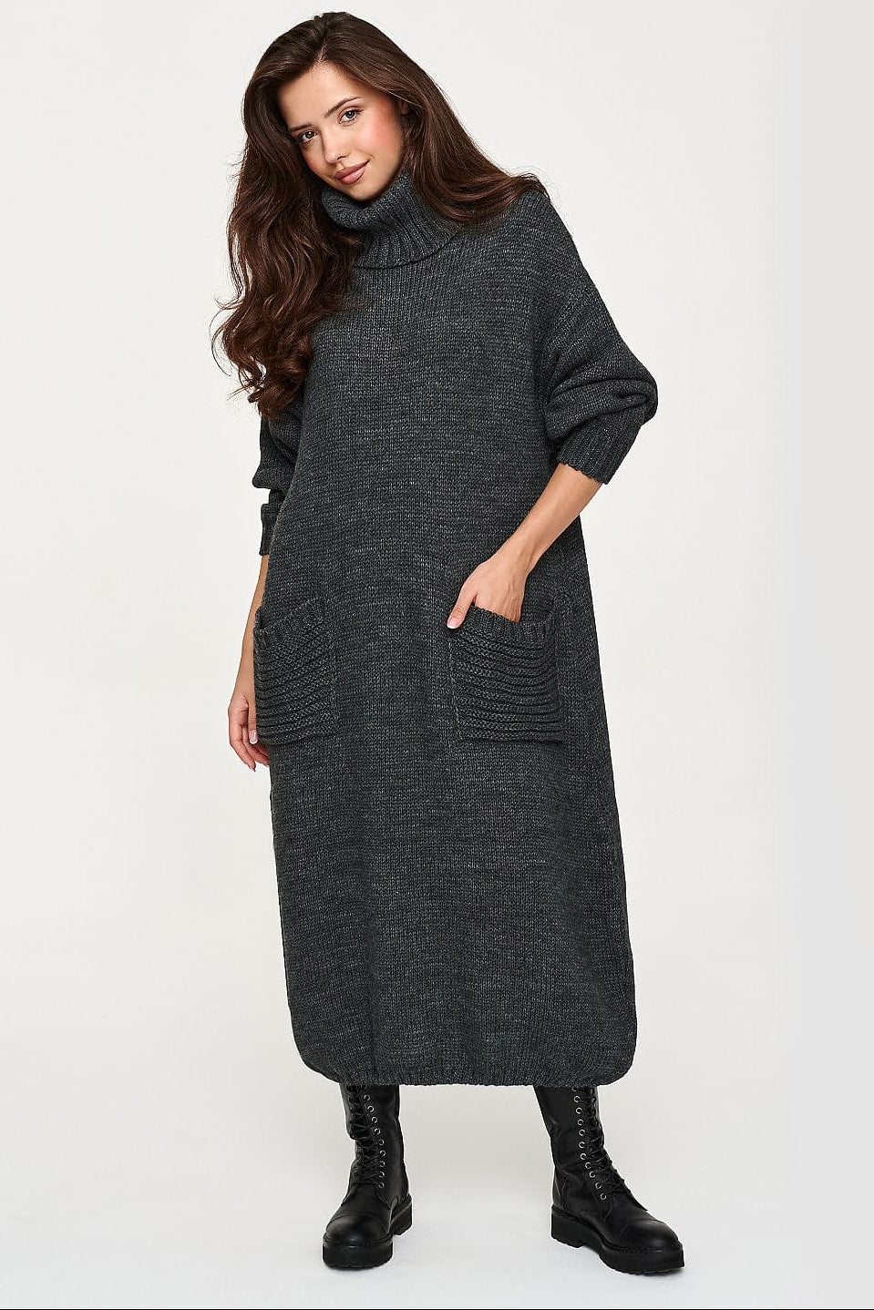 Robe de jour model 232054 Makadamia
