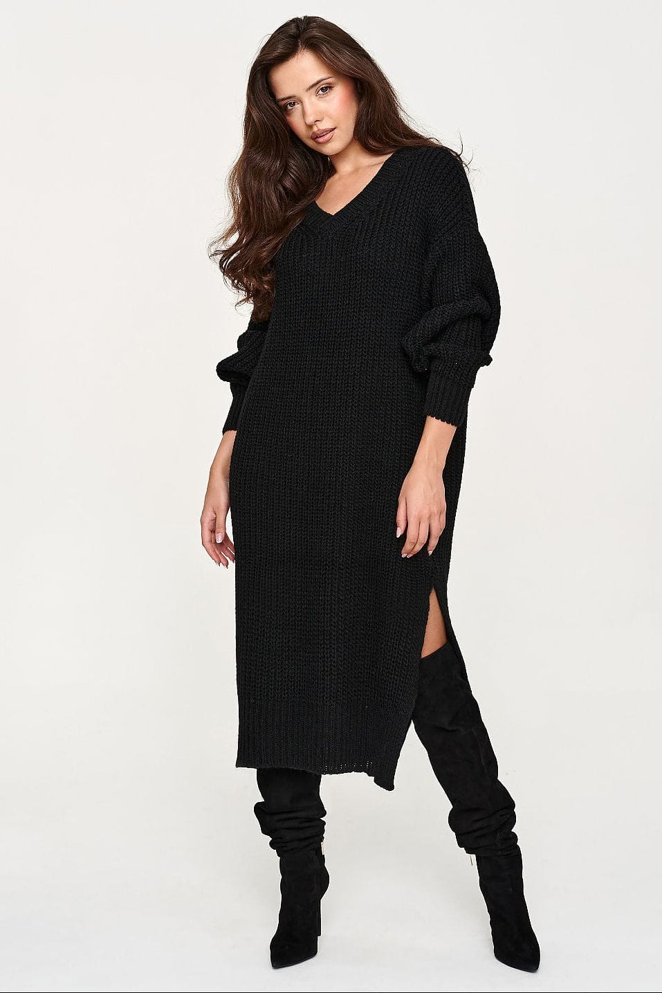 Robe de jour model 232047 Makadamia