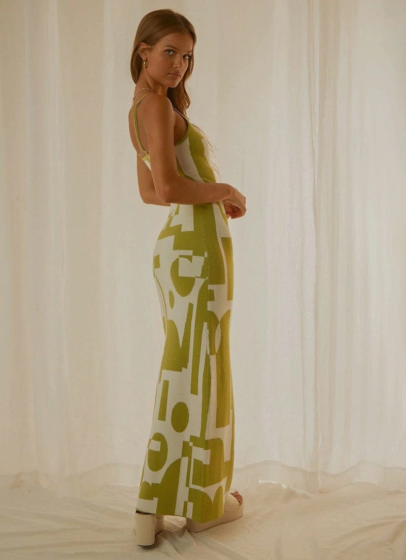 robe été sexy longue moulante sans manches à motifs colorés idéale pour une soirée d'été ou cocktail