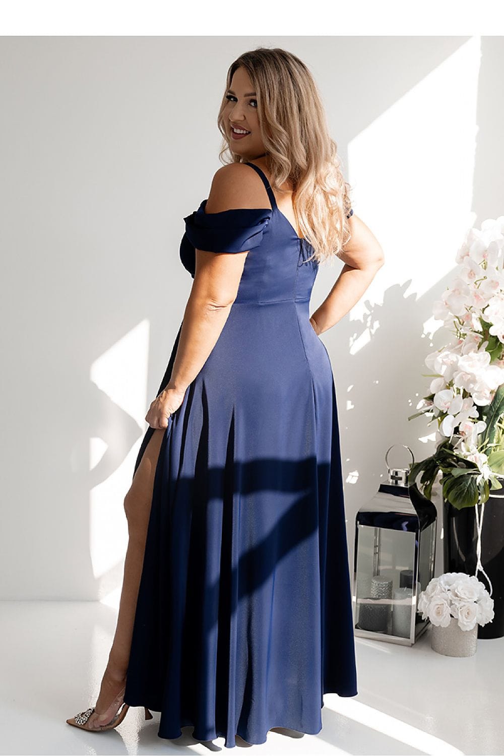 robe de soirée grande taille princesse longue évasée pour mariage chic ou événement habillé