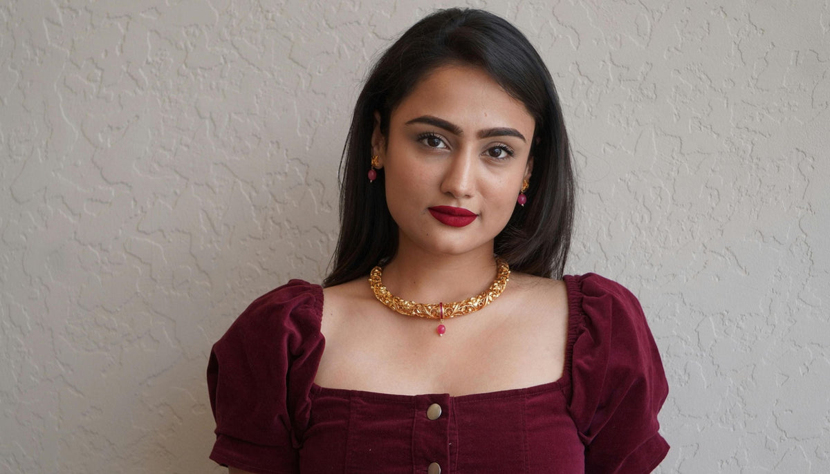 bijoux femme pour robe bordeaux