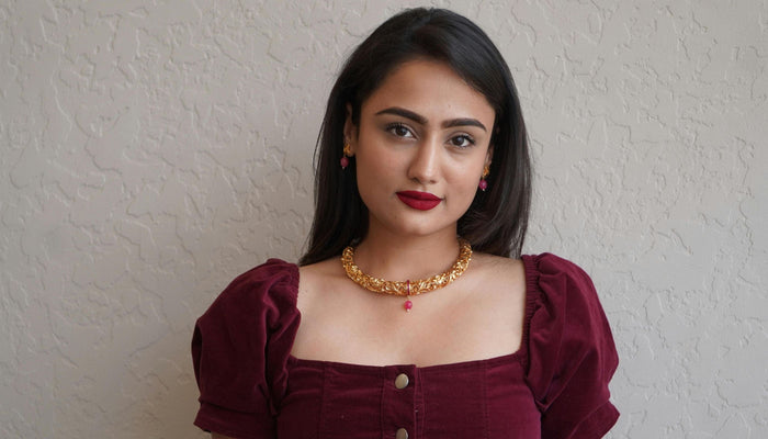 bijoux femme pour robe bordeaux