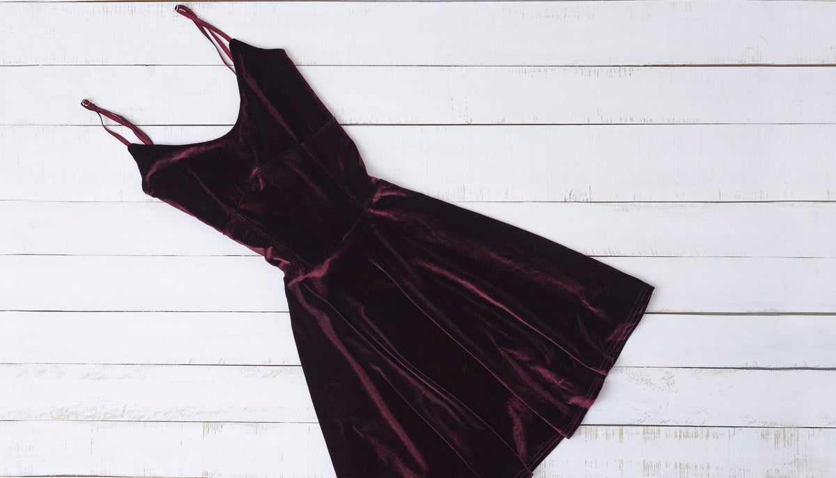 robe bordeaux femme