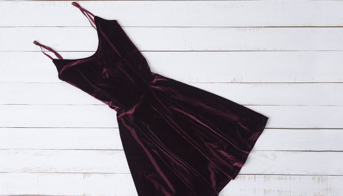 robe bordeaux femme