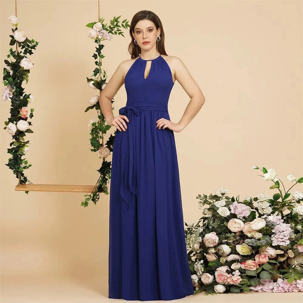 Robe demoiselle d'honneur bohème longue fluide terracotta manches courtes été silhouette trapèze