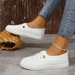 Baskets blanches chic