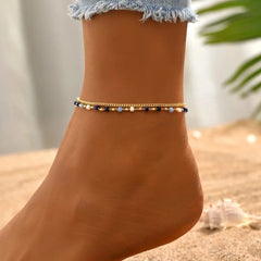Bracelet cheville bohème