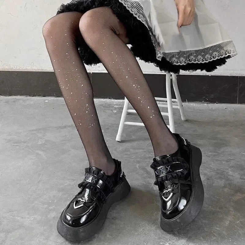 collant pailleté soirée chic noir moulant fluide femme pour nouvel an ou événement habillé élégant
