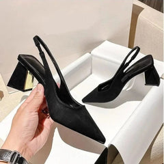 Escarpins noirs slingback