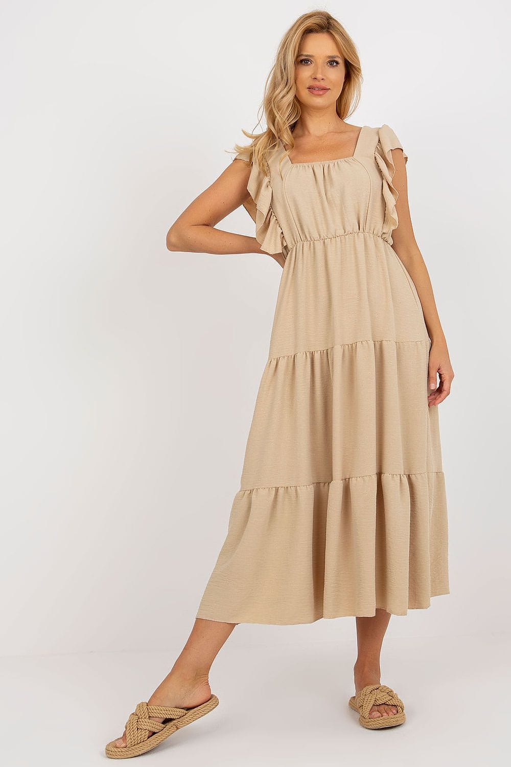 robe longue été bohème champêtre fluide et légère pour un look décontracté et féminin en journée