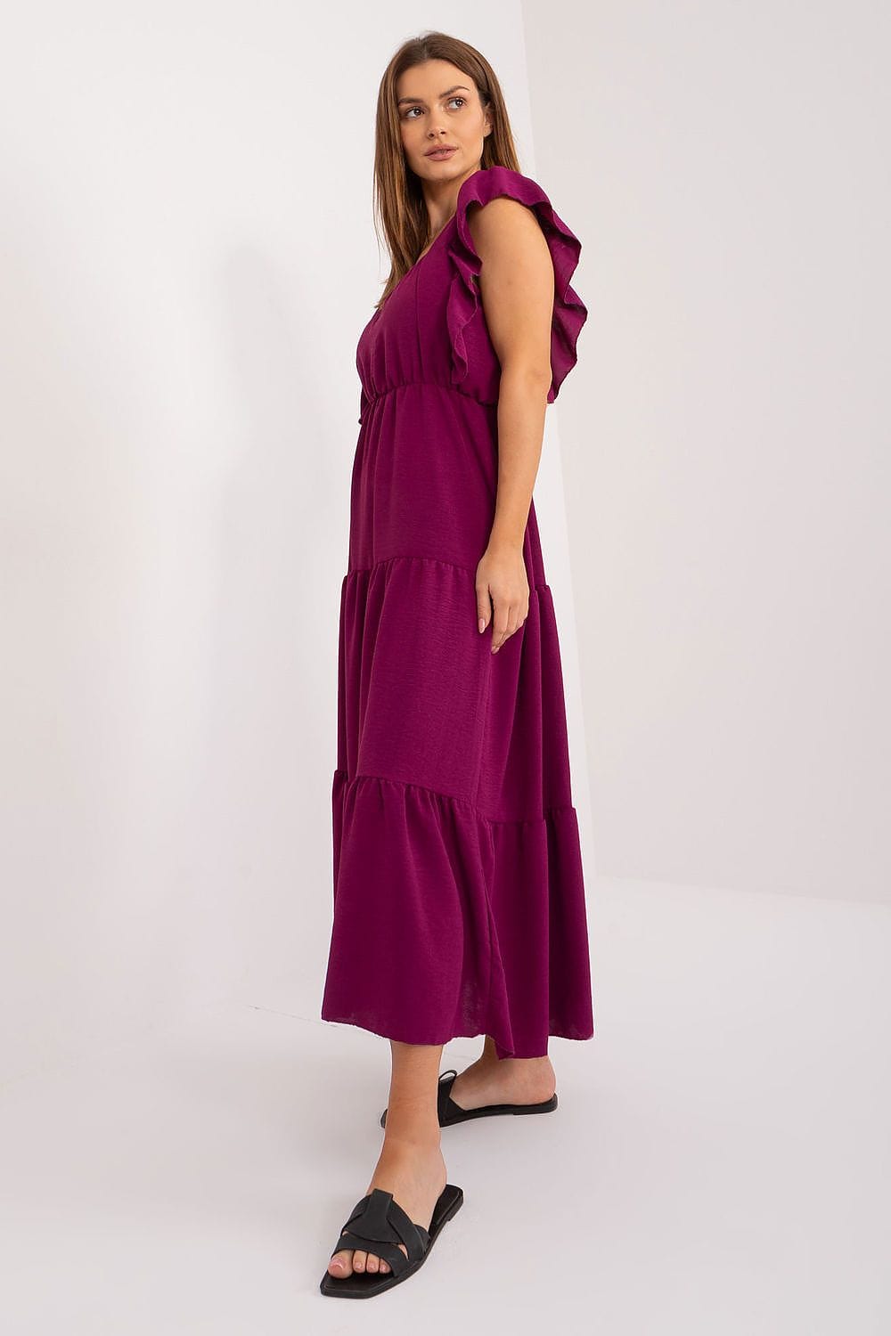 robe été bohème champêtre longue fluide femme sans manches beige idéale pour mariage invité chic