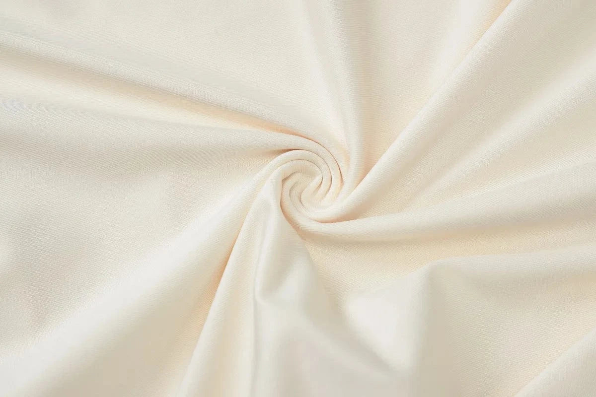 Tissu pour Robe été champagne fluide femme, matière douce idéale pour Robe longue chic mariage invité