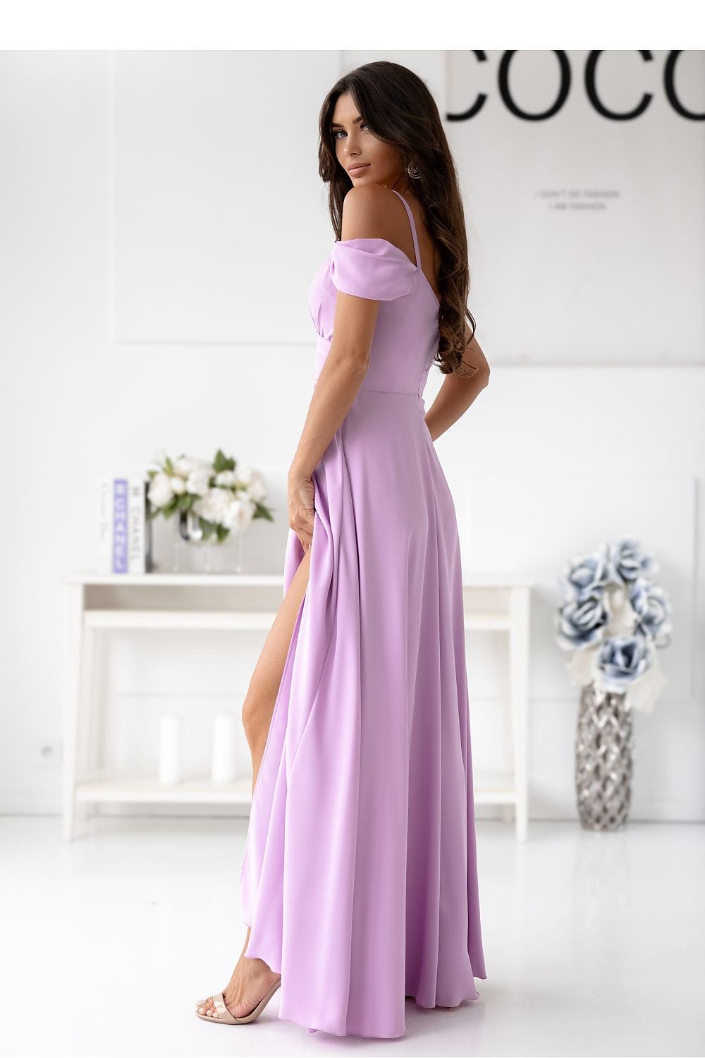 robe de soirée grande taille princesse longue chic trapèze manches courtes pour mariage élégant
