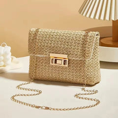 Sac bandoulière doré